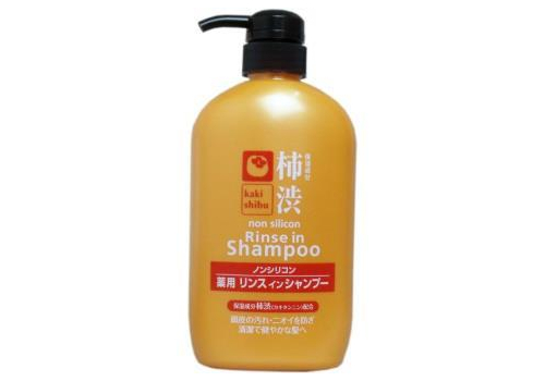  KUMANO YUSHI Kakishibu Rinse in Shampoo Шампунь-кондиционер для волос, с экстрактом хурмы, 600мл, фото 1 