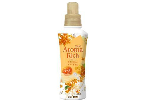 LION Кондиционер-ополаскиватель Aroma Rich Osmanthus для белья 400мл., фото 1 