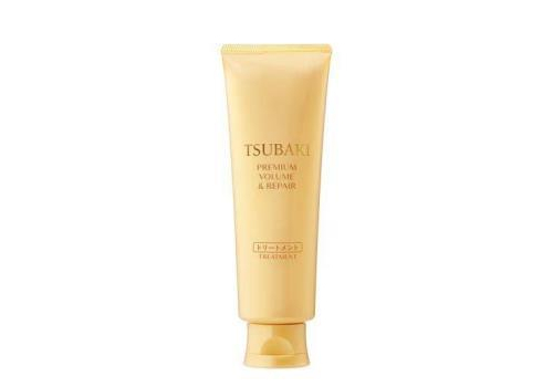  SHISEIDO Tsubaki Premium Volume & Repair Маска для восстановления и придания объема волосам, с маслом камелии, с ароматом камелии и цветов, туба 160г., фото 1 