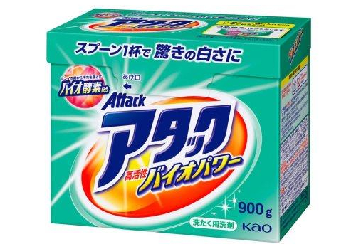  KAO Стиральный порошок Attack Bio Power высокой активности 900гр, фото 1 