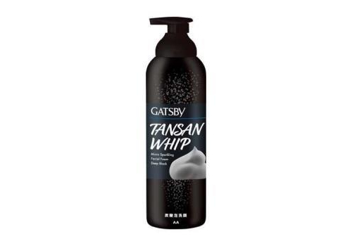  MANDOM Мужская пенка "Gatsby Facial Foam Deep Black" для умывания с карбоновой кислотой и древесным углём суперочищение и свежесть 200 г, фото 1 