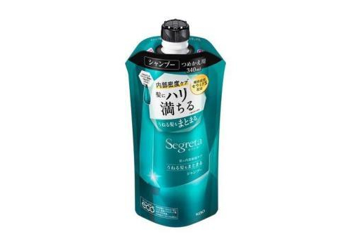  KAO Шампунь для волнистых волос Segreta  гладкость и блеск 340 мл, фото 1 