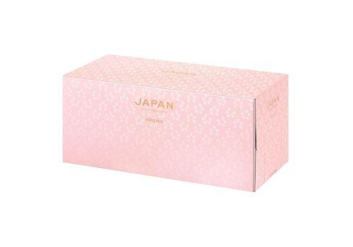  NEPIA Салфетки бумажные двухслойные Japan Premium РОЗОВАЯ коробка 220шт, фото 1 