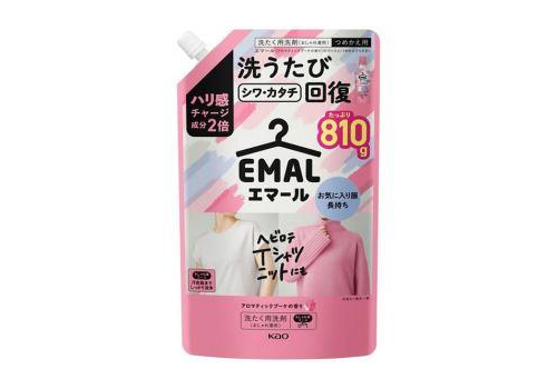  KAO Жидкое средство для стирки деликатных тканей шерсти и шелка Emal Япония цветочный аромат 810 г, фото 1 