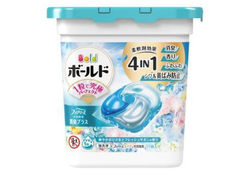  Procter&Gamble Капсулы для стирки белья Bold 4 в 1 с кондиционером цветочный аромат Savon 11шт, фото 1 