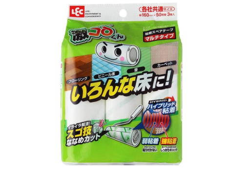  LEC Сменный ролик для чистки пола ламината кафеля ковров 3шт*50листов, фото 1 