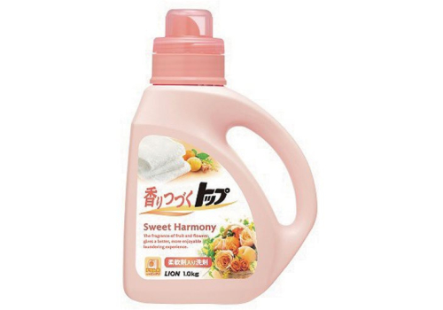  LION Жидкое средство для стирки белья Top Sweet Harmony с нежным ароматом цветов и фруктов, 850г. 1/9, фото 2 