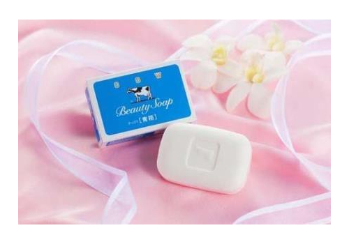  COW Blue Box Молочное освежающее туалетное мыло с ароматом жасмина, 6шт. по 85г., фото 2 