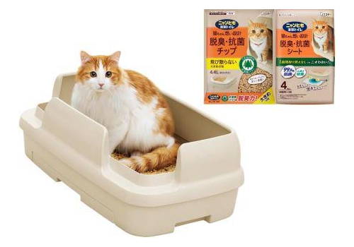  ST Туалет Nyantomo для кошек системный RELAX KING светлый, фото 2 