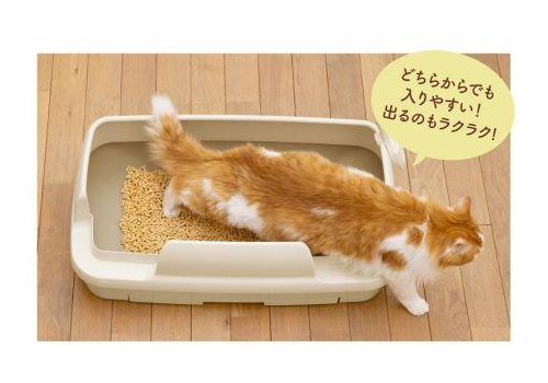  ST Туалет Nyantomo для кошек системный RELAX KING светлый, фото 4 