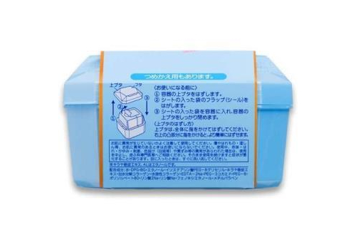  KOSE Влажные салфетки "Softymo" для снятия макияжа придающие упругость коже с W-коллагеном 52 шт., пластиковый бокс, фото 2 