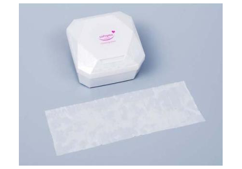  KOSE Влажные салфетки "Softymo" для снятия макияжа выравнивающие тон кожи с витамином С 52 шт., пластиковый бокс, фото 4 