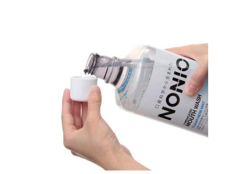  LION Ежедневный зубной ополаскиватель Nonio с длительной защитой от неприятного запаха, аромат трав и мяты, 1000 мл, фото 2 