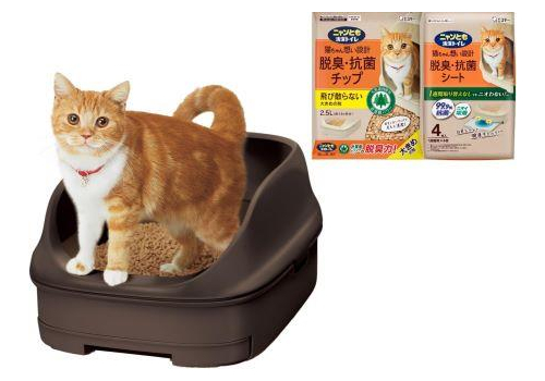  ST Туалет Nyantomo для кошек системный открытый темный, фото 2 