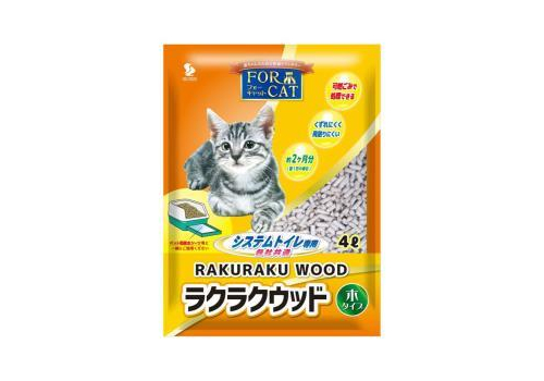  For Cat Наполнитель древесный для системных туалетов Deo-Toilet Nyantomo крупные гранулы 4 л, фото 1 