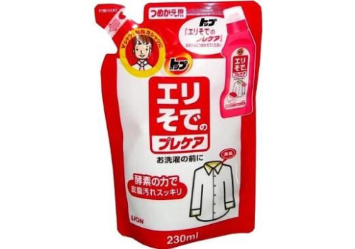  LION Top Nanox For Collar & Sleeves Средство для удаления пятен с воротничков и манжет перед стиркой, сменная упаковка, 230г., фото 1 