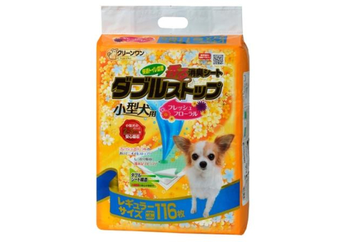  Ishihara Пеленки для собак мелких пород антибактериальные с цветочным ароматом, 44х33см 116шт, фото 1 