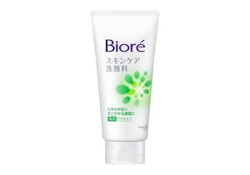  KAO Biore Skin Care Acne Care Пенка для умывания "Для проблемной кожи", с приятным цветочным ароматом, туба 130г., фото 2 
