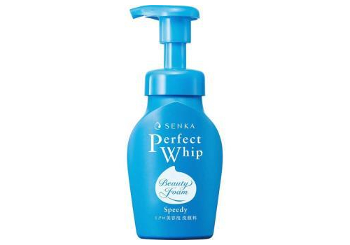  SHISEIDO Пенка-мусс для умывания Senka Perfect Whip Speedy с гиалуроновой кислотой и протеинами шелка, 150мл., фото 1 