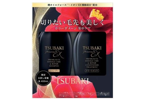  SHISEIDO Tsubaki EX Damage Care & Repair  набор для лечения и восстановления волос 400млХ2, фото 1 