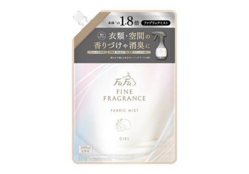  NS FAFA Fine Fragrance Ciel Кондиционер-спрей для тканей с ароматом лимона, сирени и фрезии, сменная упаковка, 540мл., фото 1 