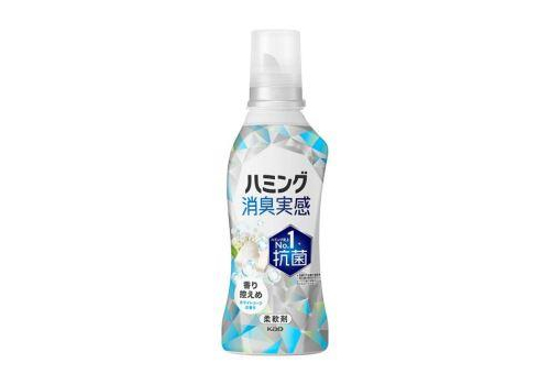  KAO Кондиционер-ополаскиватель для белья Humming Feeling White Soap с антибактериальным эффектом, с нежным ароматом цветочного мыла, 510мл., фото 1 
