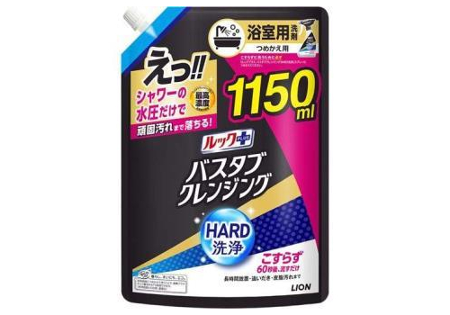  LION Чистящее средство для ванны Look Plus Hard Cleanse Сменный блок 1150мл, фото 1 