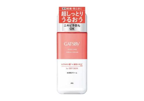  MANDOM Мужской увлажняющий лосьон "Gatsby Skin Care Aqua Cream" для ухода за огрубевшей, проблемной кожей, склонной к Акне (для сухой кожи) 200 мл, фото 1 