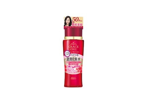  KOSE Grace One Perfect Moisture Lotion Концентрированный глубокоувлажняющий лосьон для ухода за зрелой кожей лица, с нежным ароматом прованской розы, 180мл., фото 1 