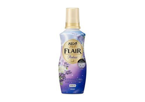  KAO Кондиционер для белья "Humming FLAIR Relax" концентрат аромат Лаванда и жасмин 510 мл, фото 1 