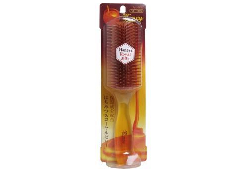  VeSS Honey Brush Массажная щетка для увлажнения и придания блеска волосам, с мёдом и маточным молочк, фото 1 