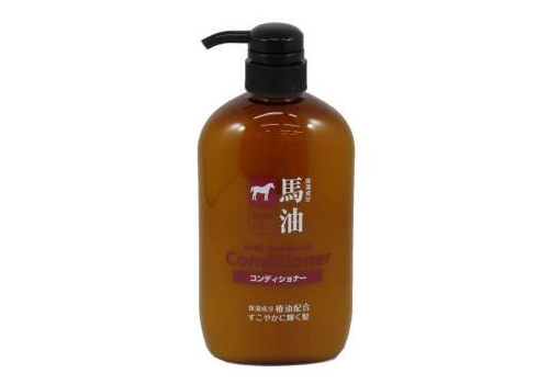  KUMANO YUSHI Кондиционер с лошадиным маслом и маслом камелии Horse Oil Conditioner для поврежденных и ломких волос, 600мл., фото 1 