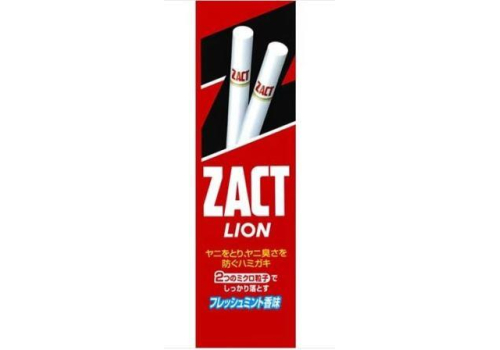  LION Zact Зубная паста для устранения никотинового налета и запаха табака, с мятным вкусом, 150г., фото 1 