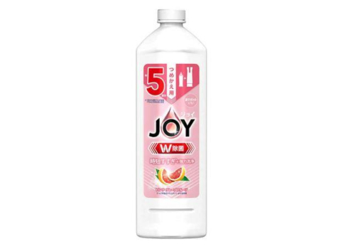  P&G Joy Дезинфицирующее средство для мытья посуды с ароматом розового грейпфрута, запасной флакон с крышкой 670мл., фото 1 