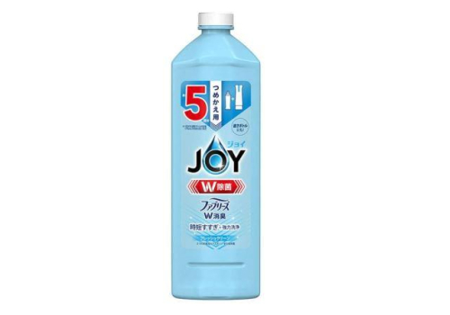 P&G Joy Дезинфицирующее и дезодорирующее средство для мытья посуды с освежающим ароматом, запасной флакон с крышкой 670мл., фото 1 