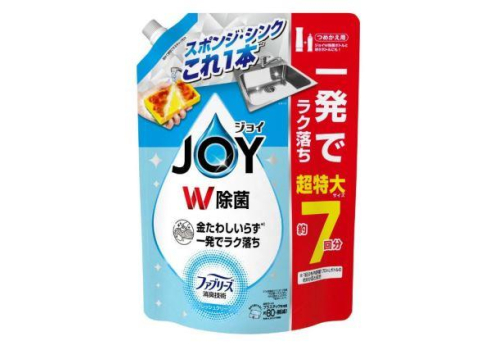  P&G Joy Дезинфицирующее и дезодорирующее средство для мытья посуды с освежающим ароматом, мягкая упаковка с крышкой 910мл., фото 1 