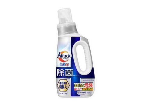 KAO Attack Antibacterial Advance Жидкое средство для стирки с максимальным стерилизующим и дезодорирующим эффектом, с насыщенным травяным ароматом, 720г., фото 1 