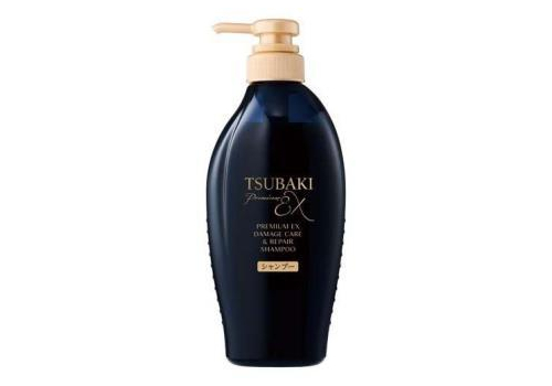  SHISEIDO Tsubaki Premium EX Damage & Repair Шампунь для волос интенсивно восстанавливающий, с маслом камелии, с ароматом камелии и цветов, 450мл., фото 1 