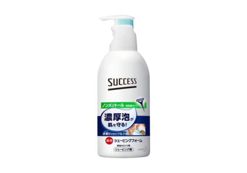  KAO Пена "Success" для бритья «Идеальное скольжение» (без ментола) 250 г, фото 1 