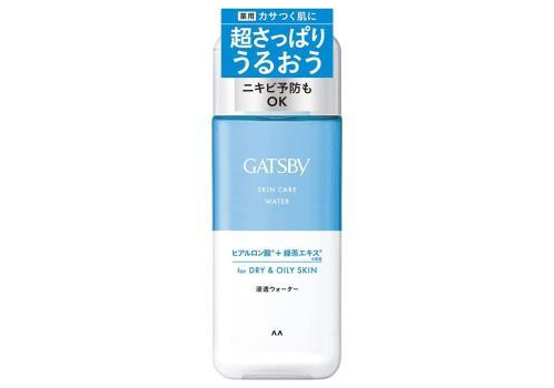  MANDOM Мужской успокаивающий лосьон "Gatsby Skin Care Water" для ухода за огрубевшей, проблемной кожей, склонной к Акне (для нормальной и комбинированной кожи) 200 мл, фото 1 