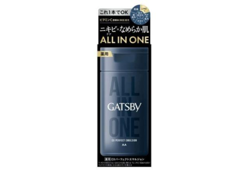  GATSBY All-in-One EX Perfect Emulsion Лечебная эмульсия для ухода за мужской кожей, 150 мл, фото 1 