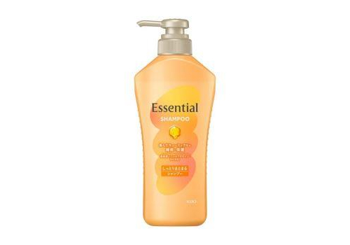  KAO Шампунь "Essential" для сухих и повреждённых волос разглаживающий кутикулу "Увлажнение" 450 мл, фото 1 