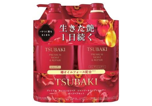  SHISEIDO Tsubaki Premium Moist & Repair Set Набор для увлажнения и восстановления волос Шампунь 450 мл + Кондиционер 450 мл, фото 1 