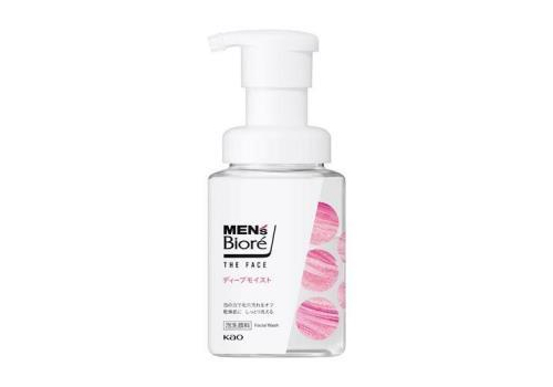  KAO Men's Biore The Face Deep Moist Пенка для умывания мужская с гиалуроновой кислотой для глубокого увлажнения кожи, с ароматом цветочного мускуса, 200мл., фото 1 