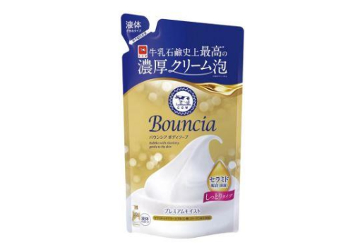  COW Сливочное жидкое мыло "Bouncia" для рук и тела с ароматом цветочного мыла 340 мл (мягкая упаковка), фото 1 