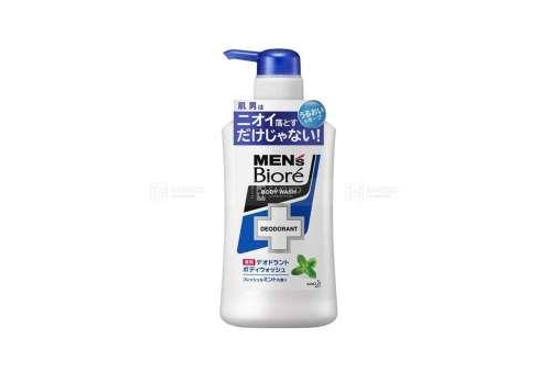  KAO Гель для душа мужской Men's Biore Япония аромат мяты 440 мл, фото 1 