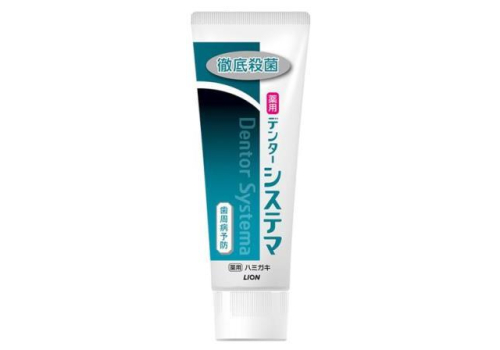  LION Зубная паста с фтором Dentor Systema Япония от пародонтоза 130 г, фото 1 