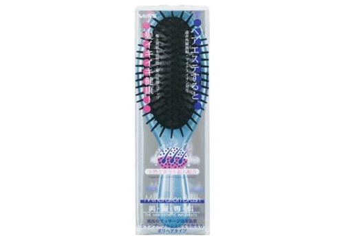  VeSS Mineralion Brush Щетка массажная для сухих, ослабленных волос с минералами горных пород, кругла, фото 1 