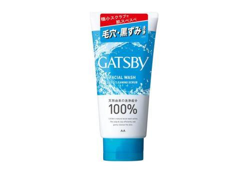  MANDOM Пенка с микрочастицами скраба Gatsby Facial Wash Deep Cleaning Scrub для ухода за нормальной, жирной и проблемной кожей, с освежающим цитрусовым ароматом, 130г., фото 1 