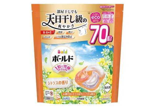  P&G Bould Gerbol 4D Гелевые капсулы для стирки белья Bold, с ароматом цитрусов и вербены, 70шт., фото 1 